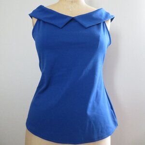 Unique Vintage Blue Retro Top - NWOT